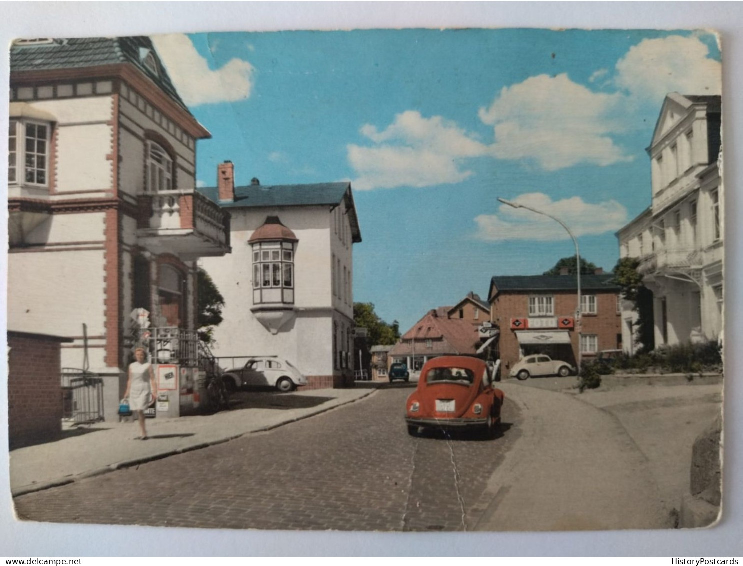 Schönberg In Holstein, Strassenszene, 4x VW Käfer, 1960 - Schoenberg