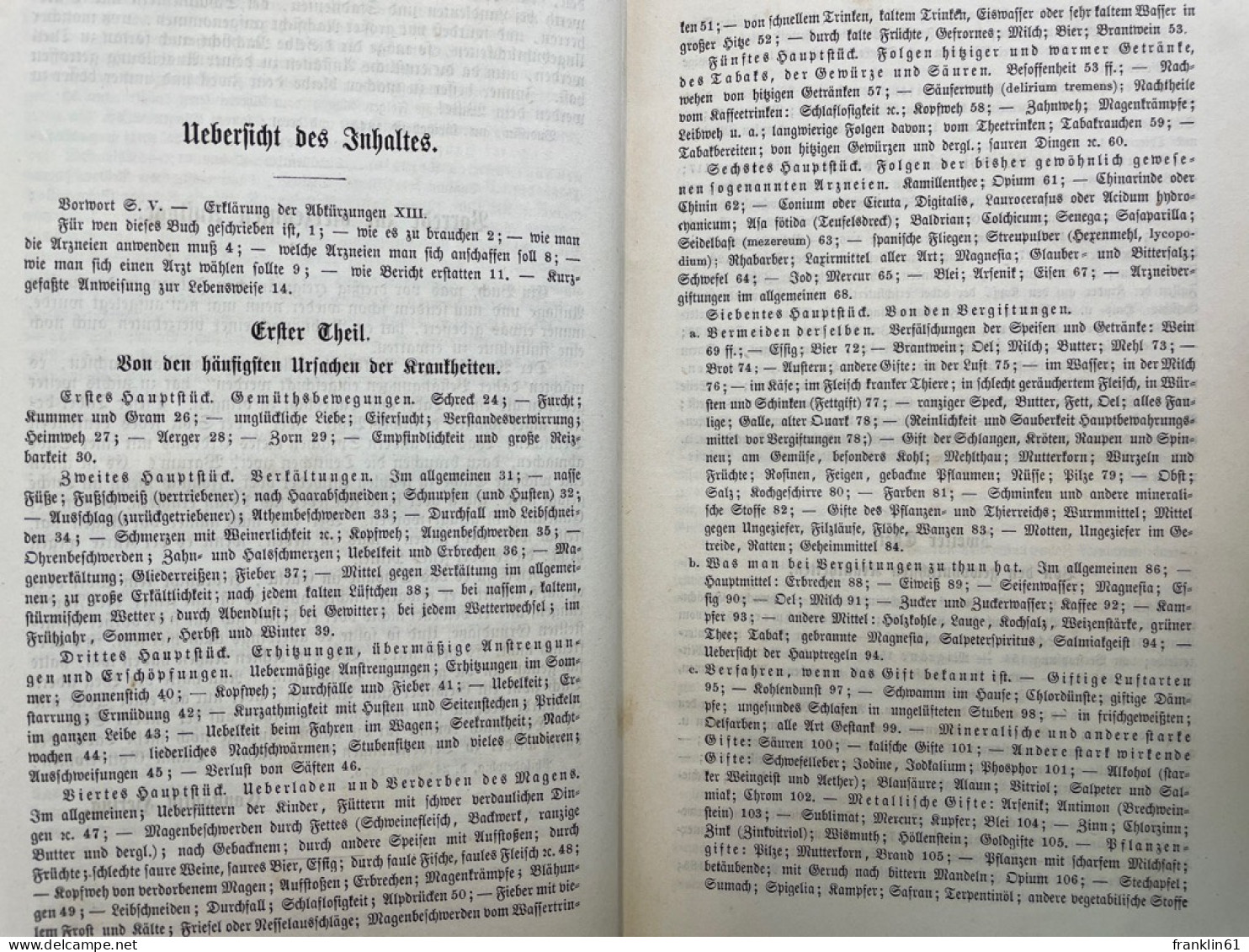 Constantin Hering's Homöopathischer Hausarzt. - Santé & Médecine