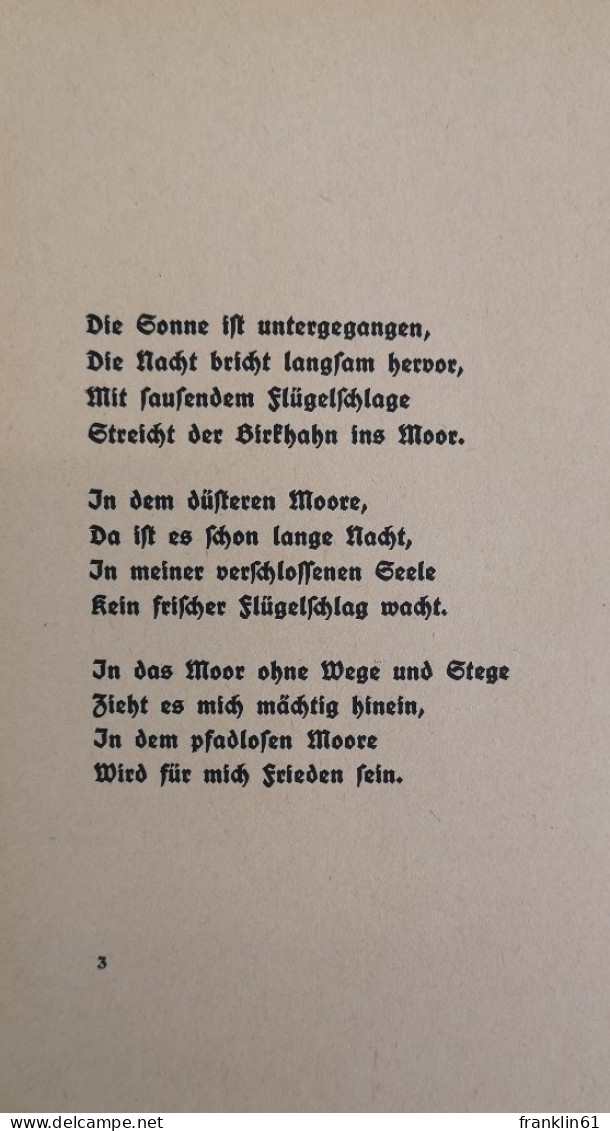 Mein Goldenes Buch. Lieder Von Hermann Löns. - Cartes Topographiques