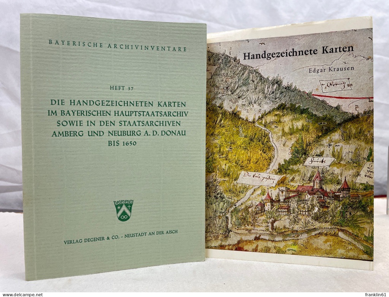 Die Handgezeichneten Karten Im Bayerischen Hauptstaatsarchiv Sowie In Den Staatsarchiven Amberg Und Neuburg A. - Topographische Kaarten