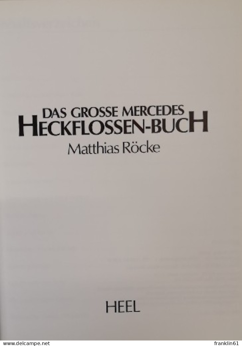 Das Grosse Mercedes-Heckflossen-Buch. - Transports