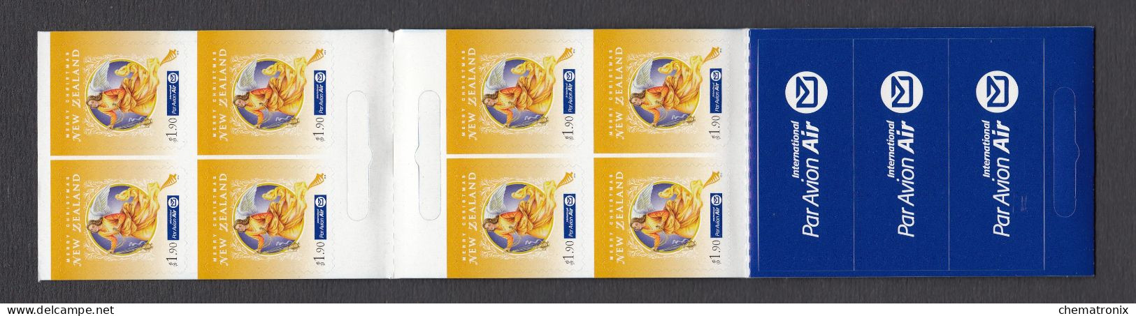 New Zealand 2012 - Christmas - Self-Adhesive Booklet - MNH ** - Carnets