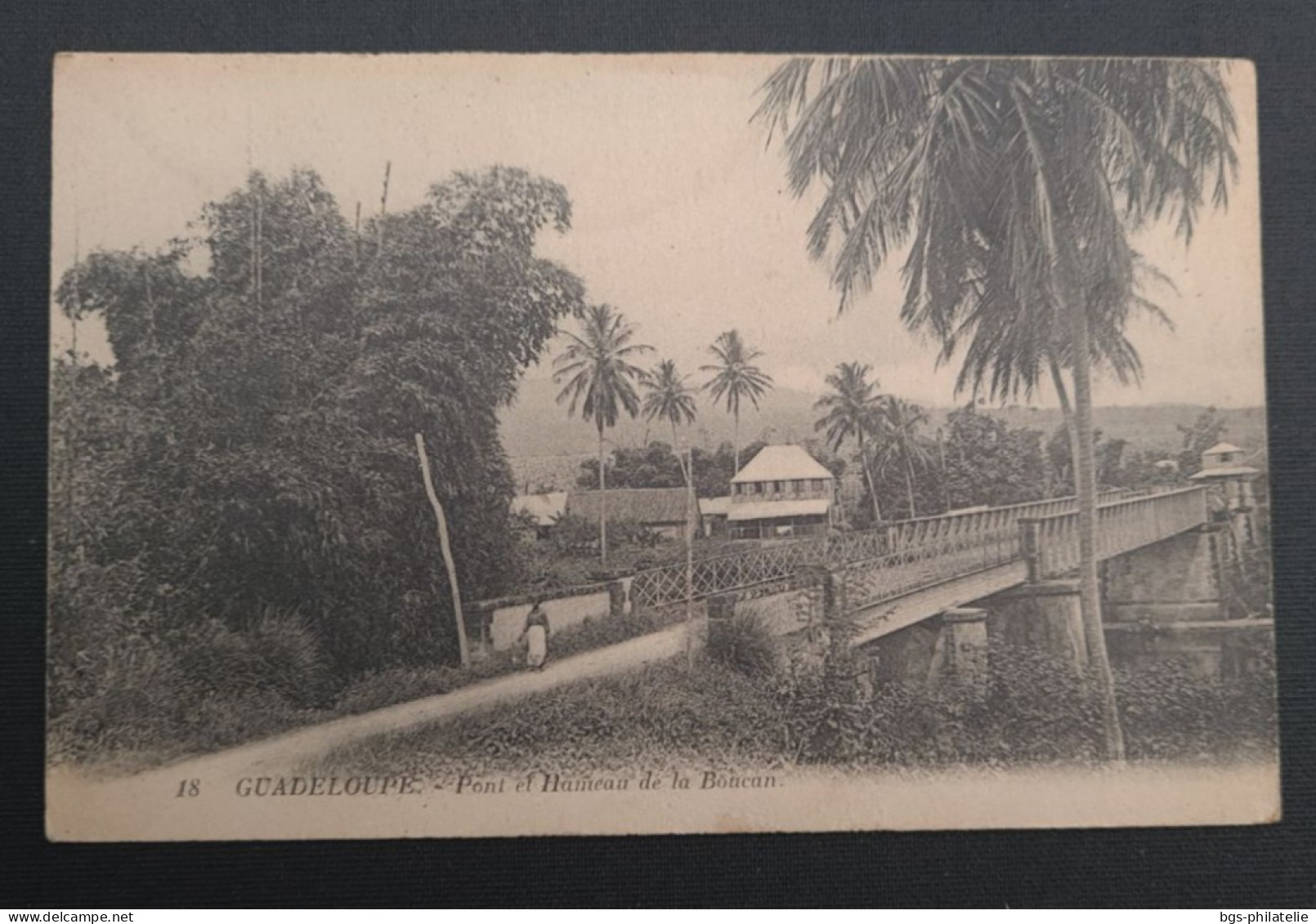 Guadeloupe,  Pont Et Hameau De La Boucan. - Covers & Documents