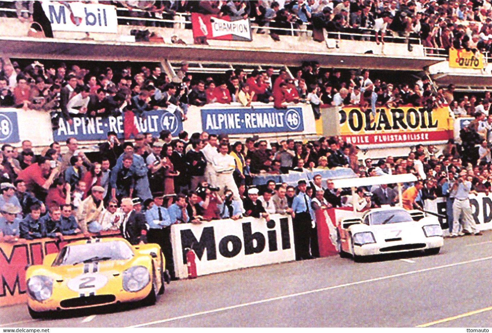 Le Départ De  24 Heures Du Mans 1967- Chaparral 2F (Spence/Hill) - Ford GT MkIV (McLaren/Donohue) - 15x10cms PHOTO - Le Mans