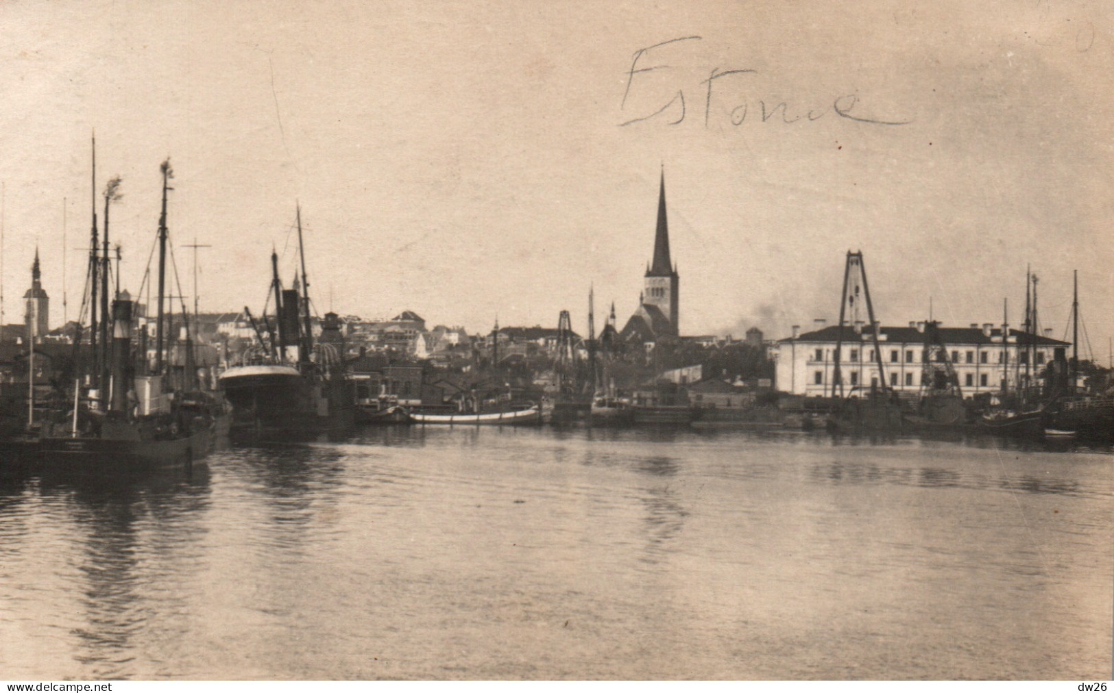 Estonie, Tallinn Eesti - Tallinna Sadam (le Port) Edition J. & P. Parikas - Carte De 1927 - Estonia