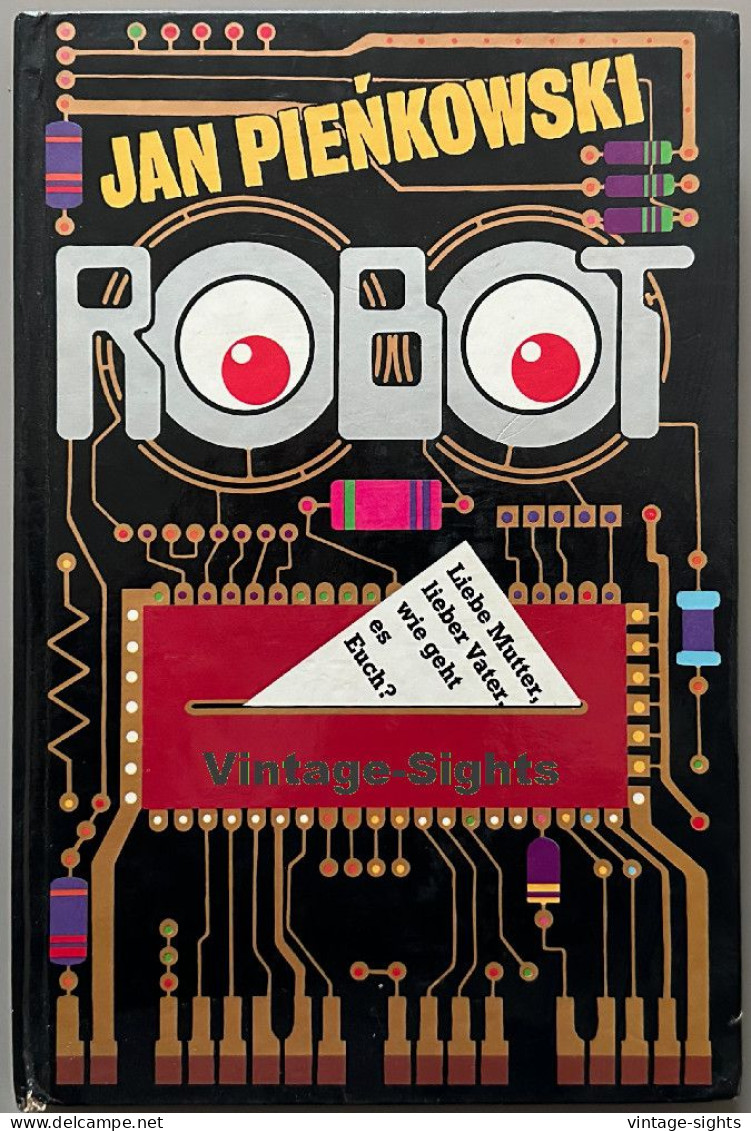 Jan Pienkowski: Robot (Vintage Pop-Up Book 1981) - Graphisme & Design