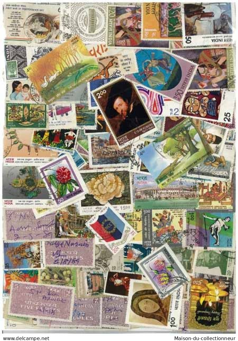 Collection De Timbres Inde Oblitérés 800 Timbres Grand Format - Lots & Serien