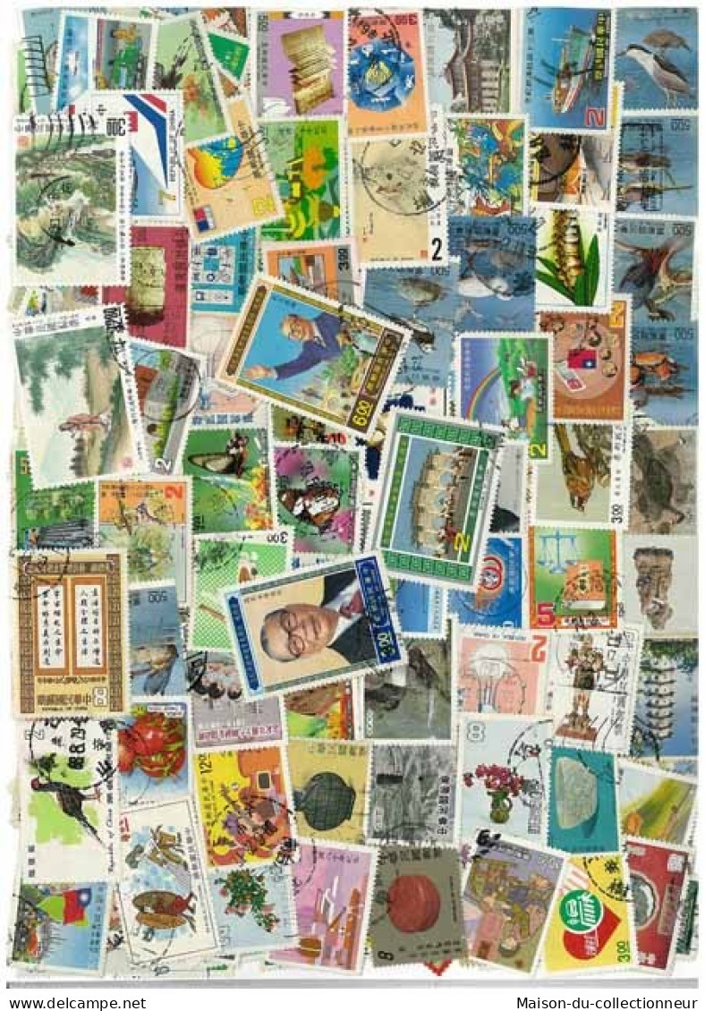 Collection De Timbres Formose Oblitérés 300 Timbres Différents - Collections, Lots & Series