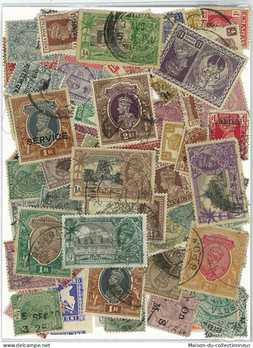 Collection De Timbres Inde Anglaise Oblitérés 50 Timbres Différents - Lots & Serien