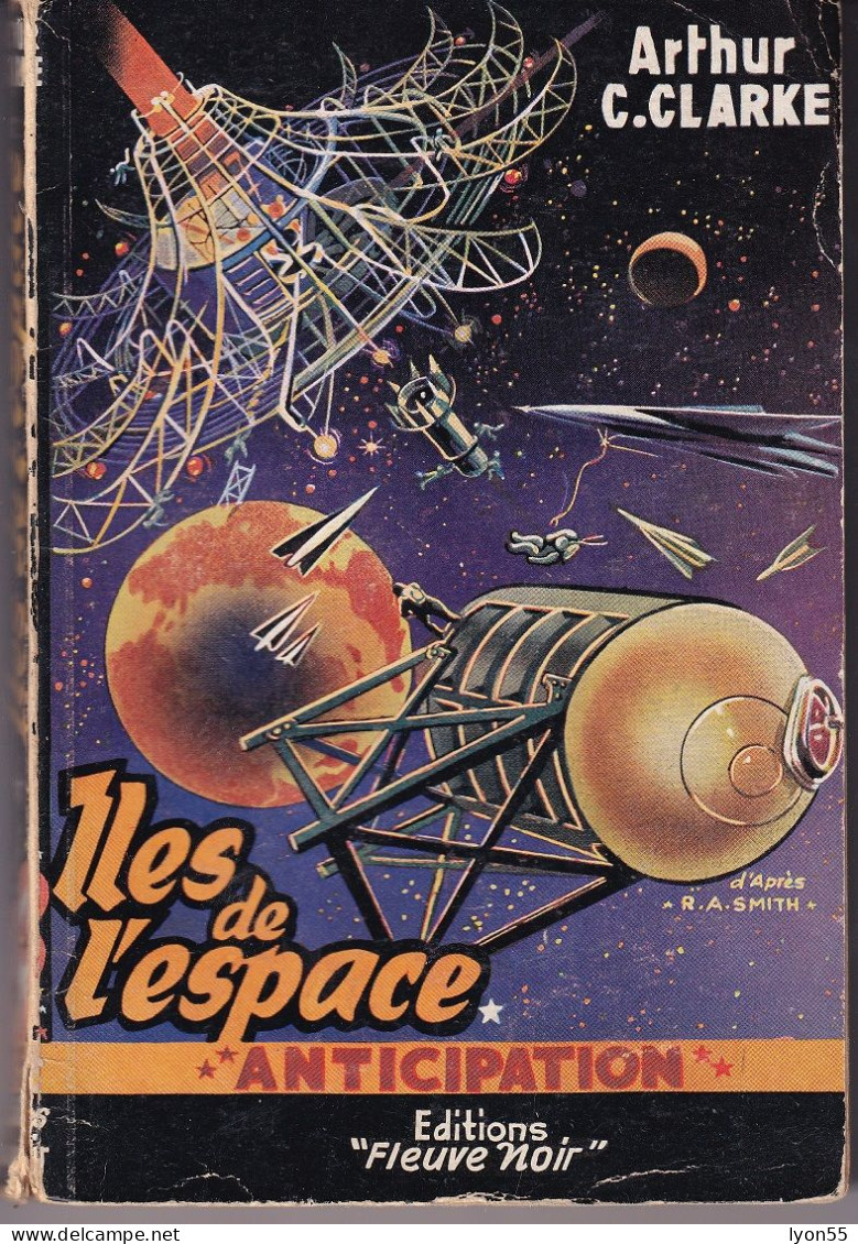 Iles De L'espace  Arthur C Clarke Fleuve Noir Anticipation N° 35 1954 - Fleuve Noir