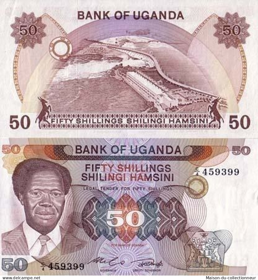 Billet De Collection Ouganda Pk N° 20 - 50 Shillings - Ouganda
