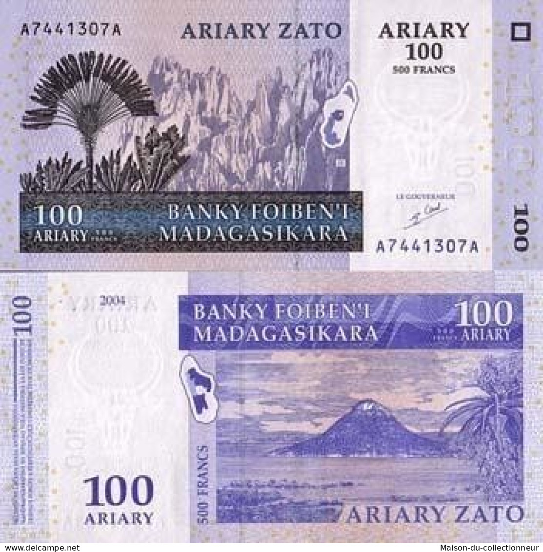 Billets Banque MADAGASCAR Pk N° 86 - 100 ARIARY - Madagascar