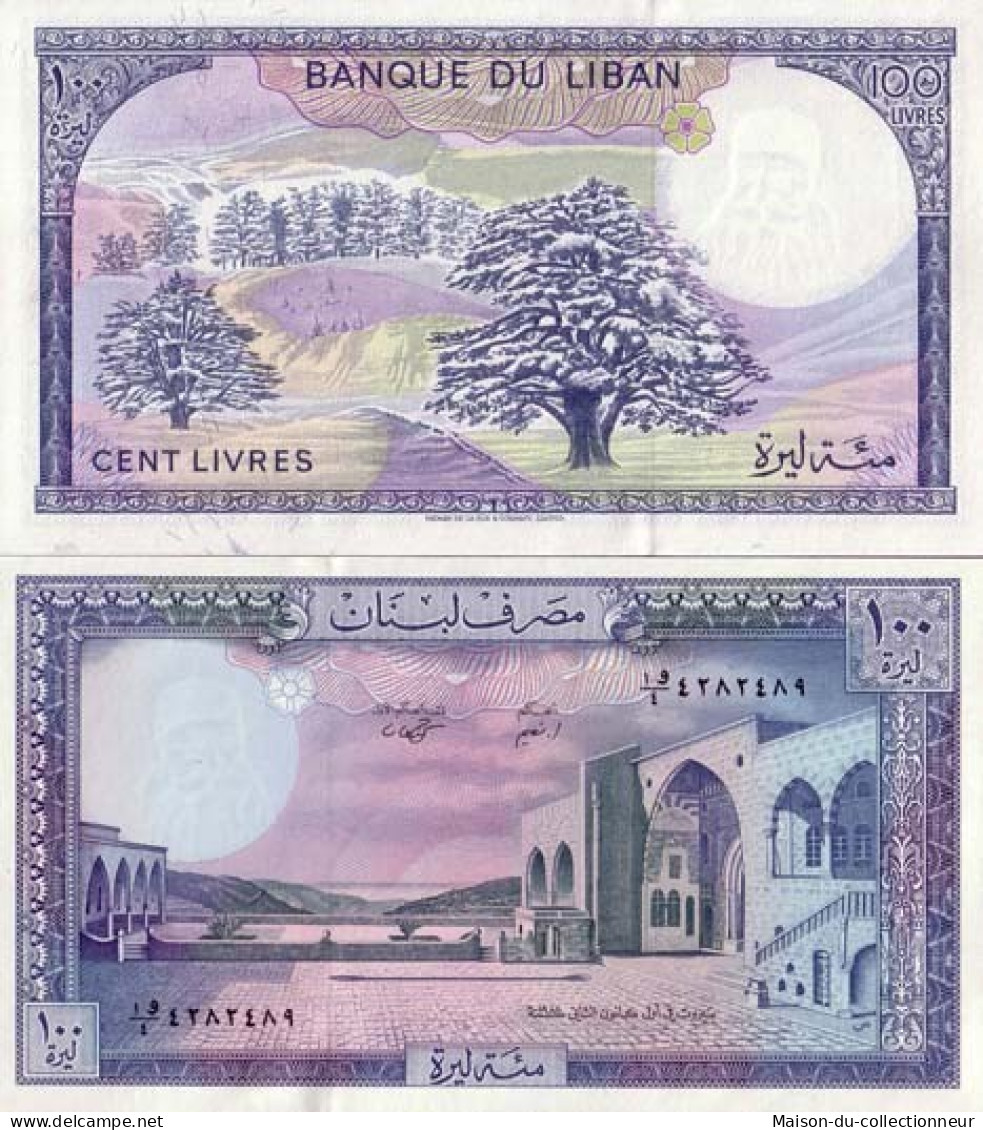 Billets De Banque Liban Pk N° 66 - 100 Livres - Líbano