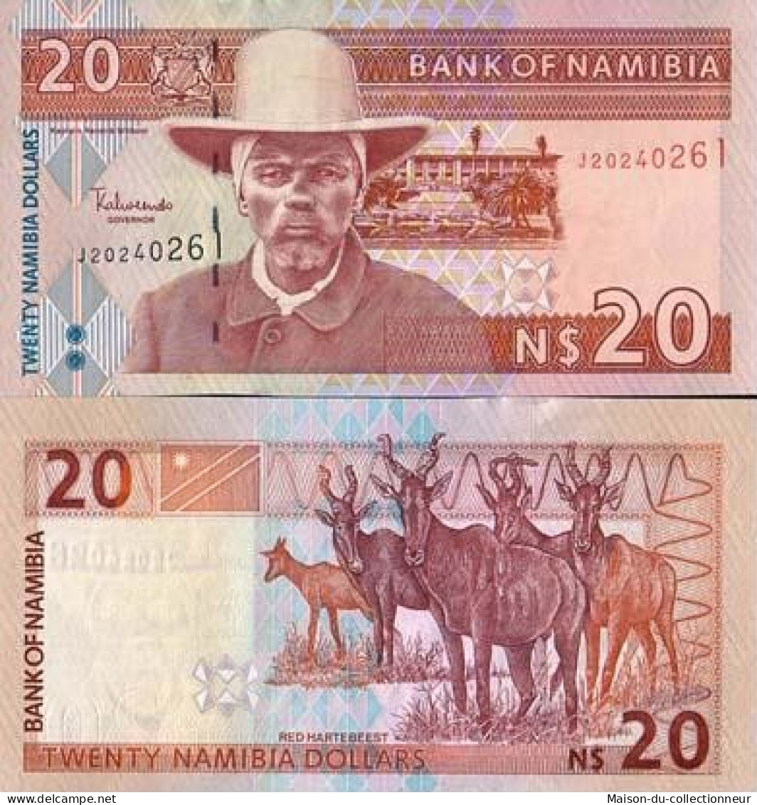 Billet De Banque Collection Namibie - PK N° 6 - 20 Dollars - Namibia