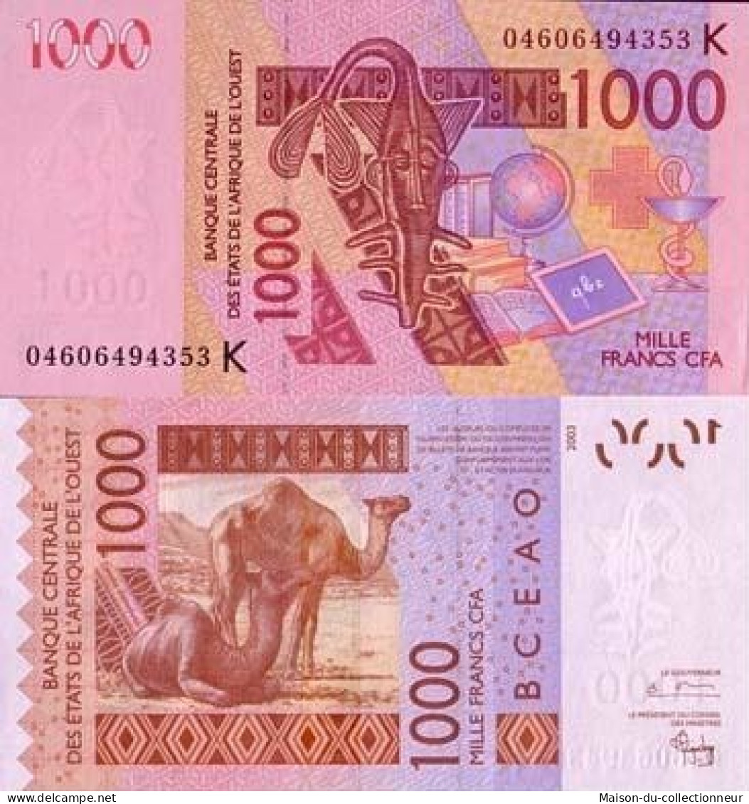 Billets Collection Afrique De L'ouest Senegal Pk N° 715 - 1000 Francs - Senegal