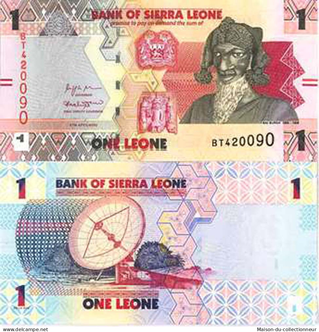 Billet De Banque Collection Sierra Leone - PK N° 34 - 1 Leones - Sierra Leone