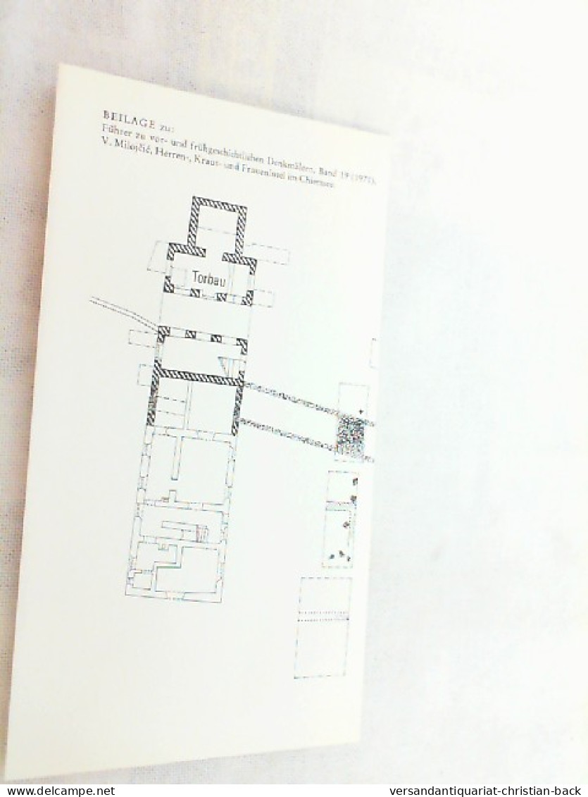 Führer Zu Vor- Und Frühgeschichtlichen Denkmälern; Teil: Bd. 19., Rosenheim, Chiemsee, Traunstein, Bad Reic - Archéologie