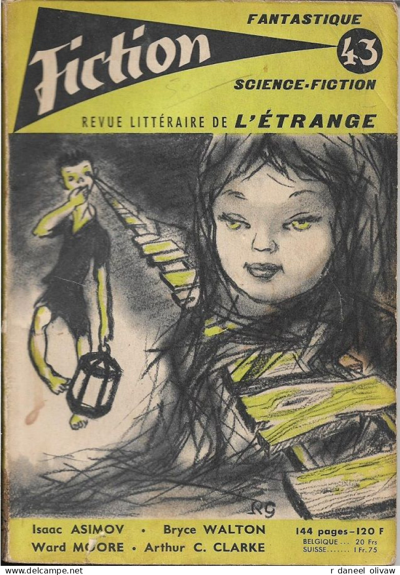 Lot 10 Fiction 1957 à 1972 (assez Bon état) - Fiction