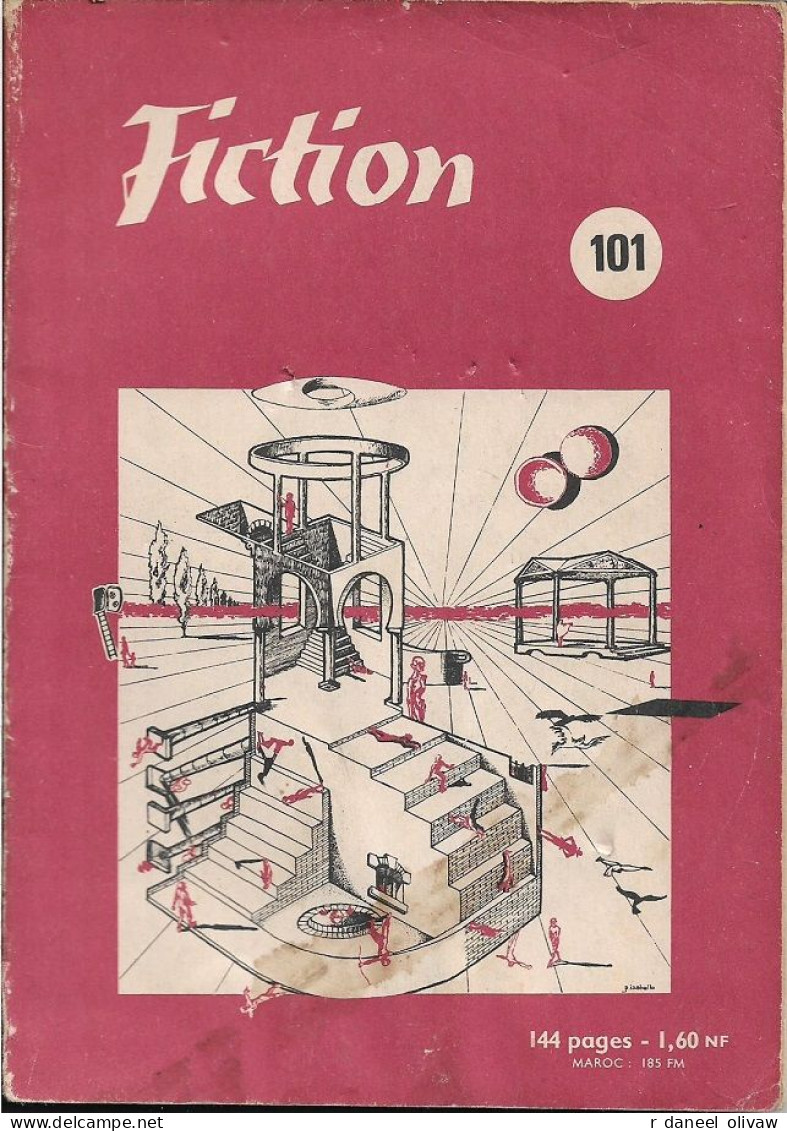 Lot 10 Fiction 1957 à 1972 (assez Bon état) - Fiction