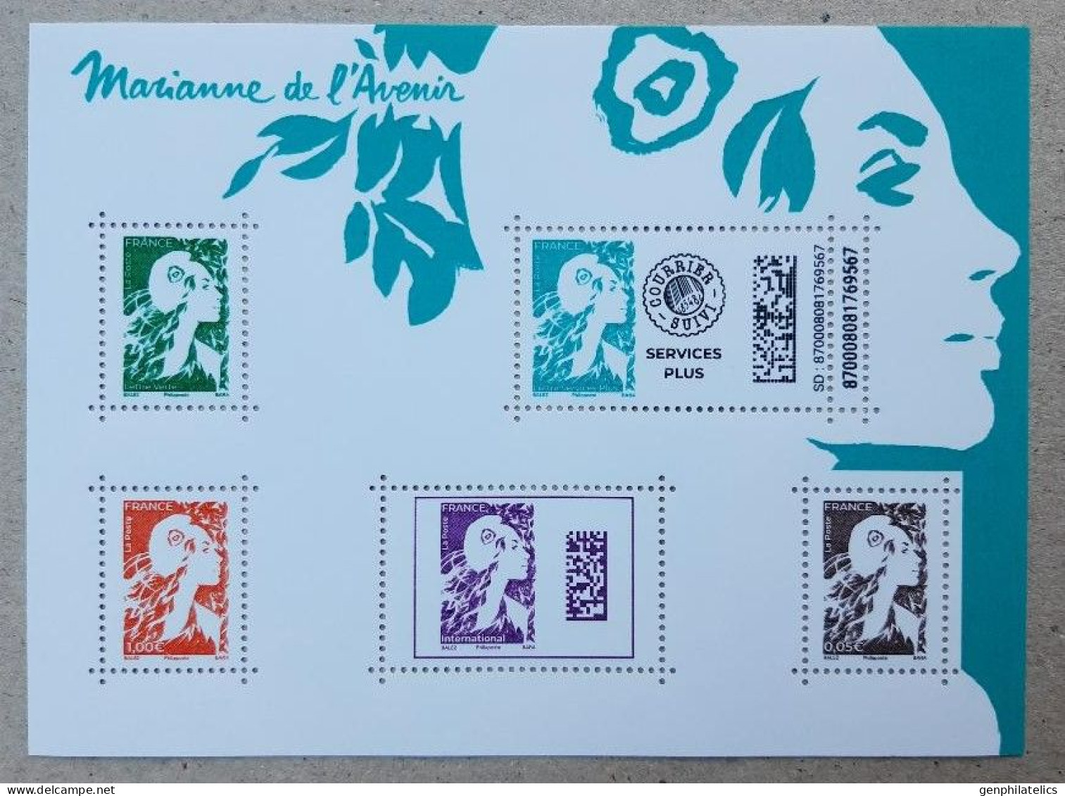 FRANCE 2023 Marianne De L'Avenir - Fine S/S MNH - 2023-... Marianne De L’avenir