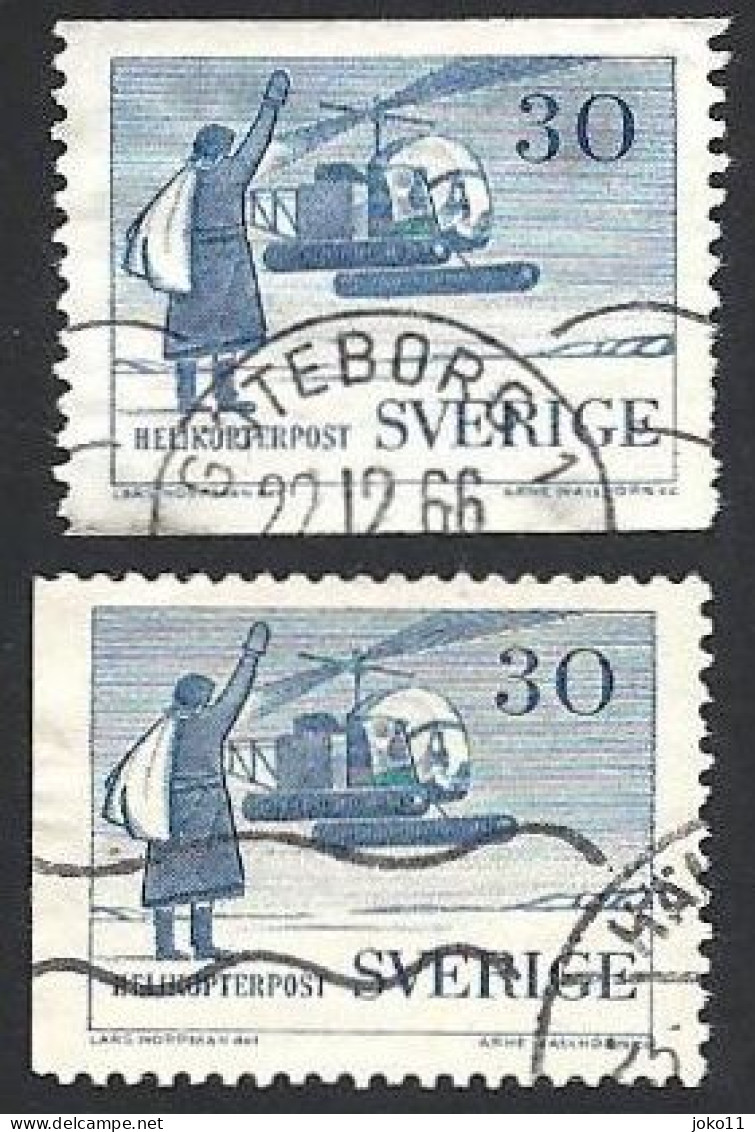 Schweden, 1958, Michel-Nr. 434 A+Dl, Gestempelt - Gebraucht