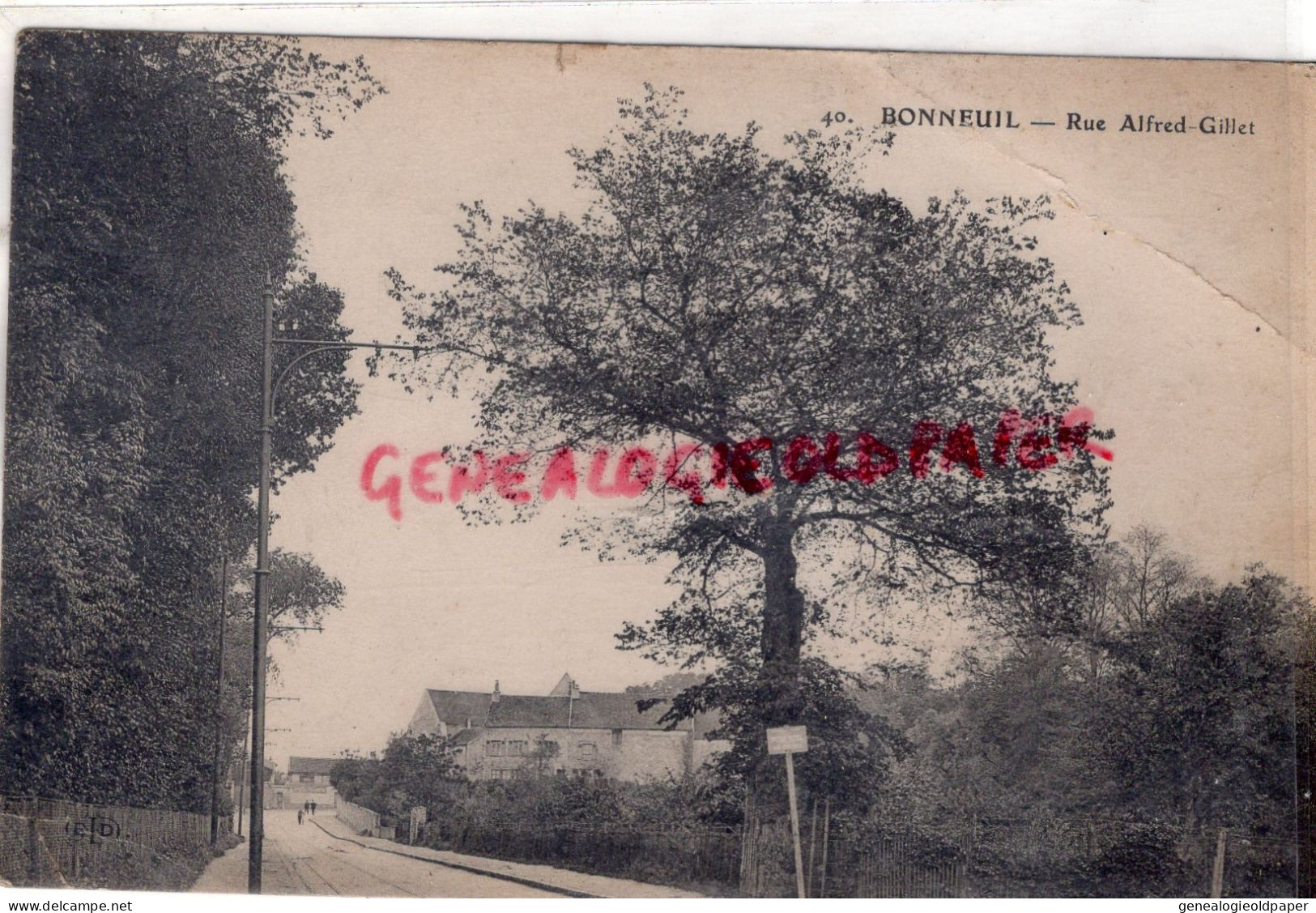 94- BONNEUIL  SUR MARNE- RUE ALFRED GILLET - Bonneuil Sur Marne