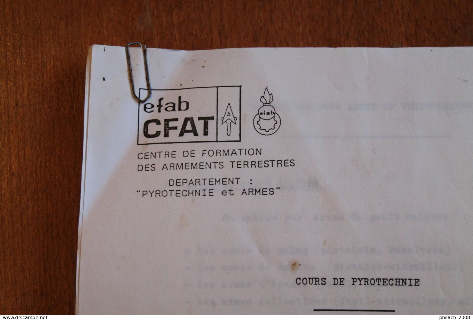 Document Militaire Généraliste Sur Les Munitions - Other & Unclassified