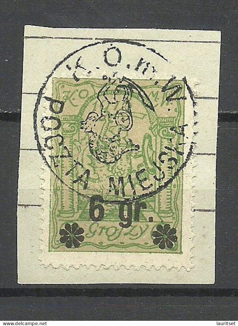 POLEN Poland 1916 Stadtpost Warschau Michel 10 O Nice Cancel - Usati