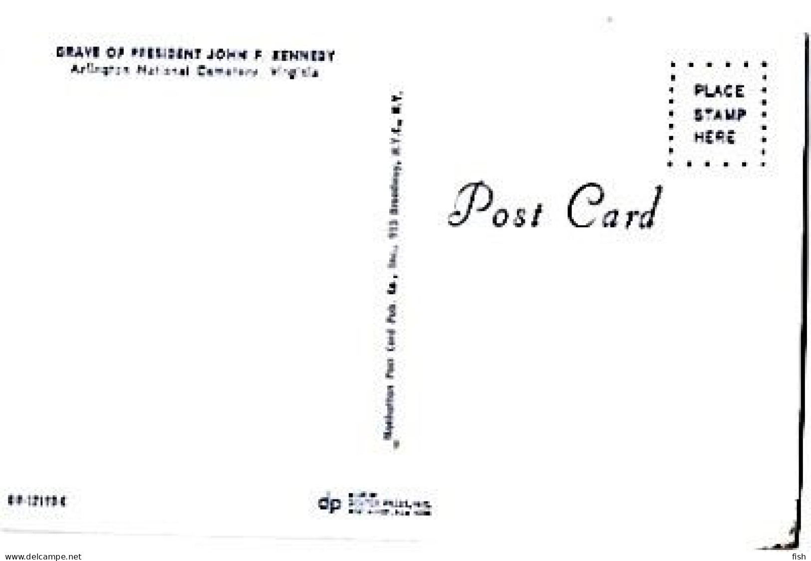 United States ** & Postal, Arligton, Grave Of Président John F. Kennedy, Ed. Mahattan Post Card Pub Co. (768768) - Arlington