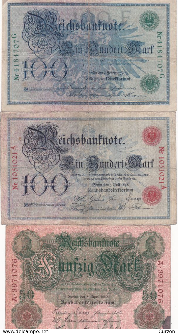 Kleines Konvolut An Reichsbanknoten - Sammlungen