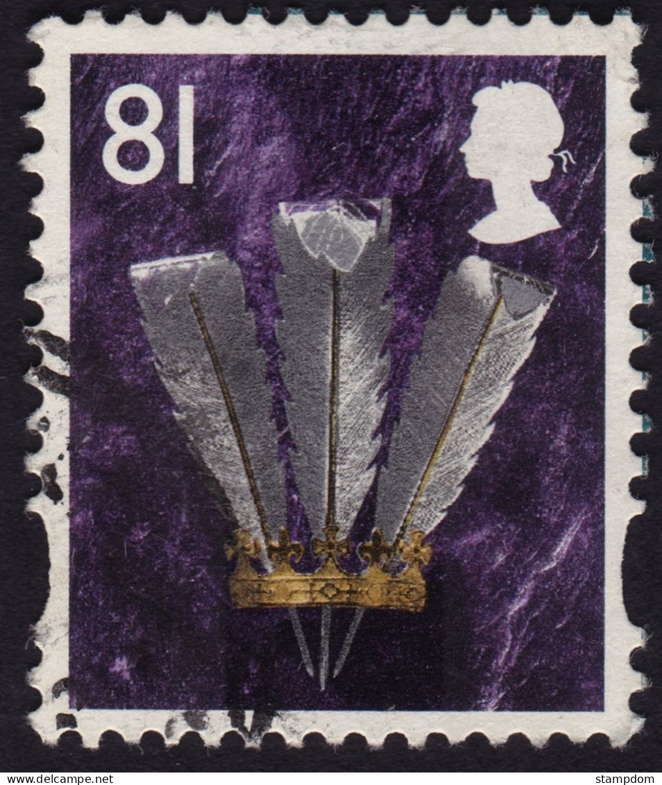 GREAT BRITAIN 2008 Wales & Monmouthshire 81p Feathers Sc#32 - USED @R017 - Wales