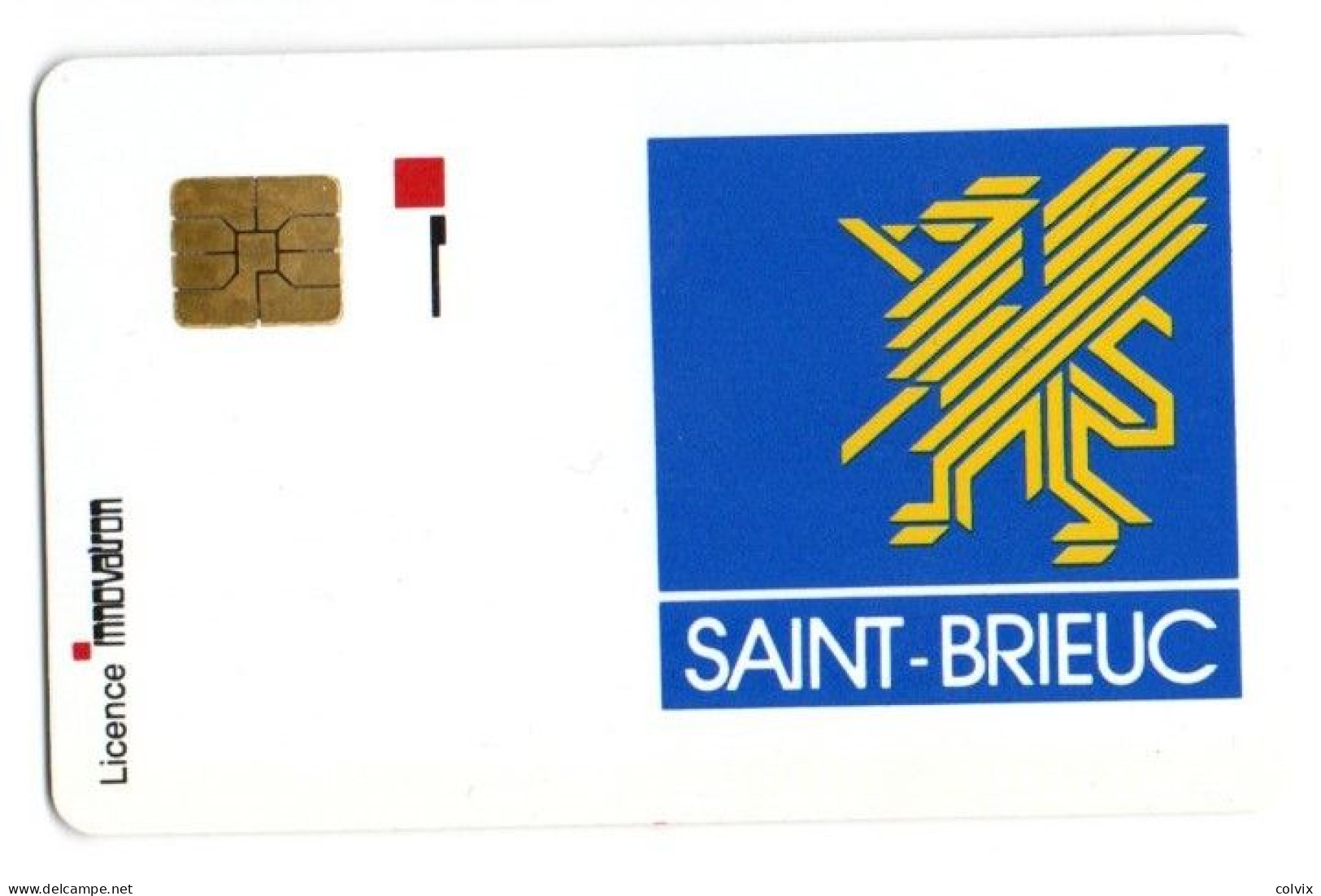 PIAF SAINT BRIEUC -ref PIAF 22000-3 SO3/AFNOR VERSO BLANC RARE Tirage 300ex - Parkkarten