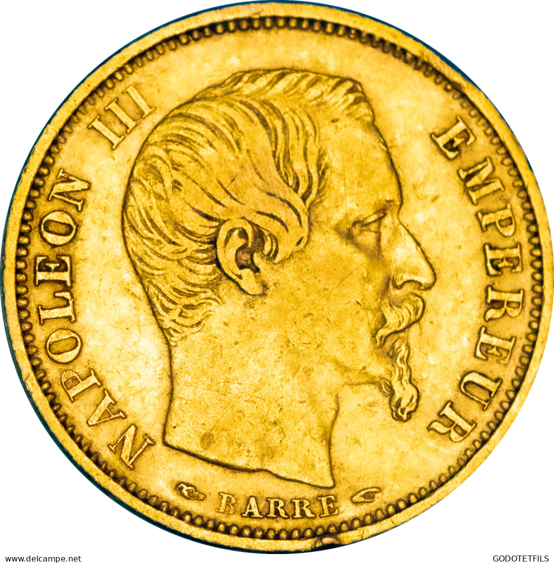 Second Empire - 10 Francs Napoléon III Petit Module 1854 Paris - 10 Francs (gold)