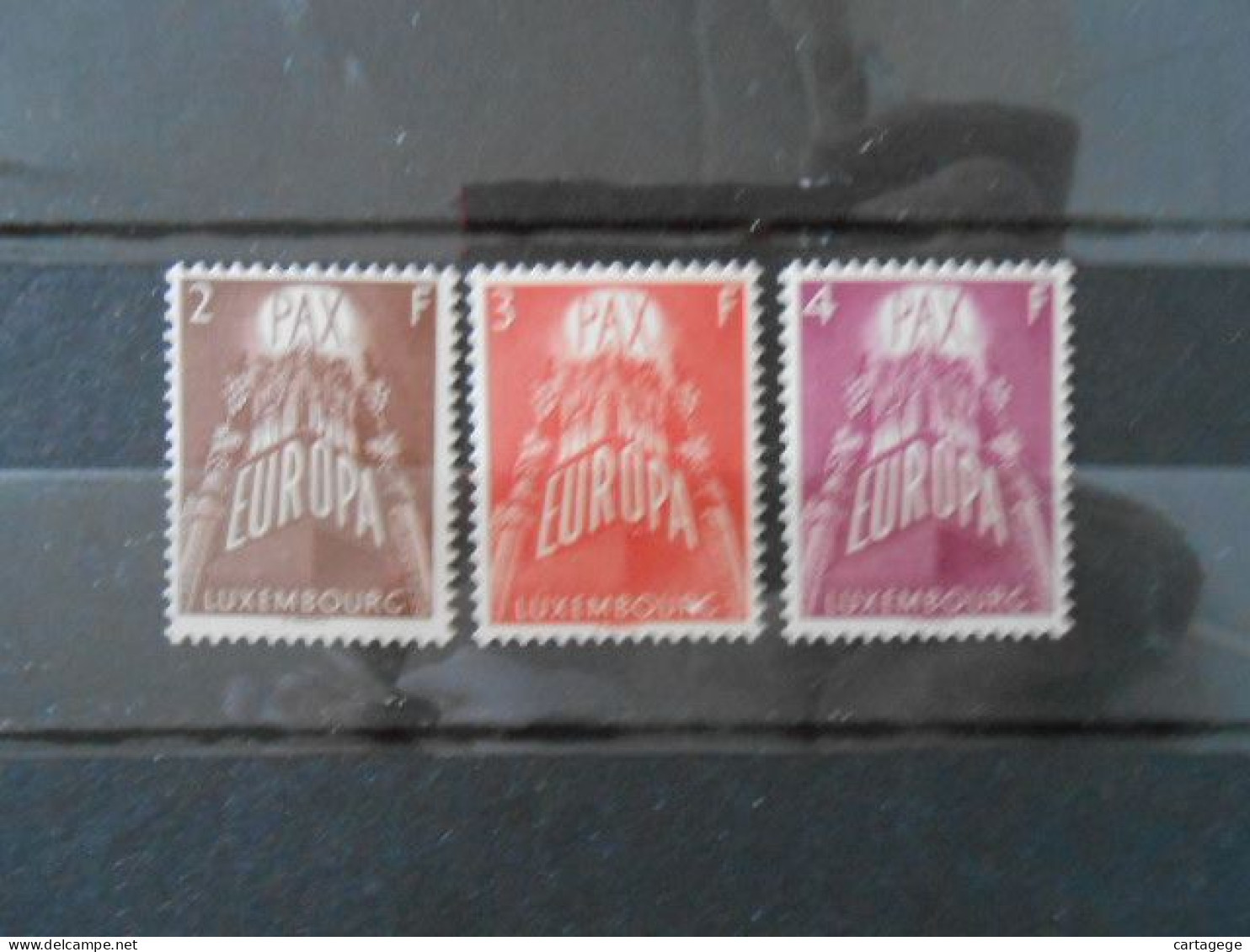 LUXEMBOURG YT 531/533 EUROPA 1957** - 1957