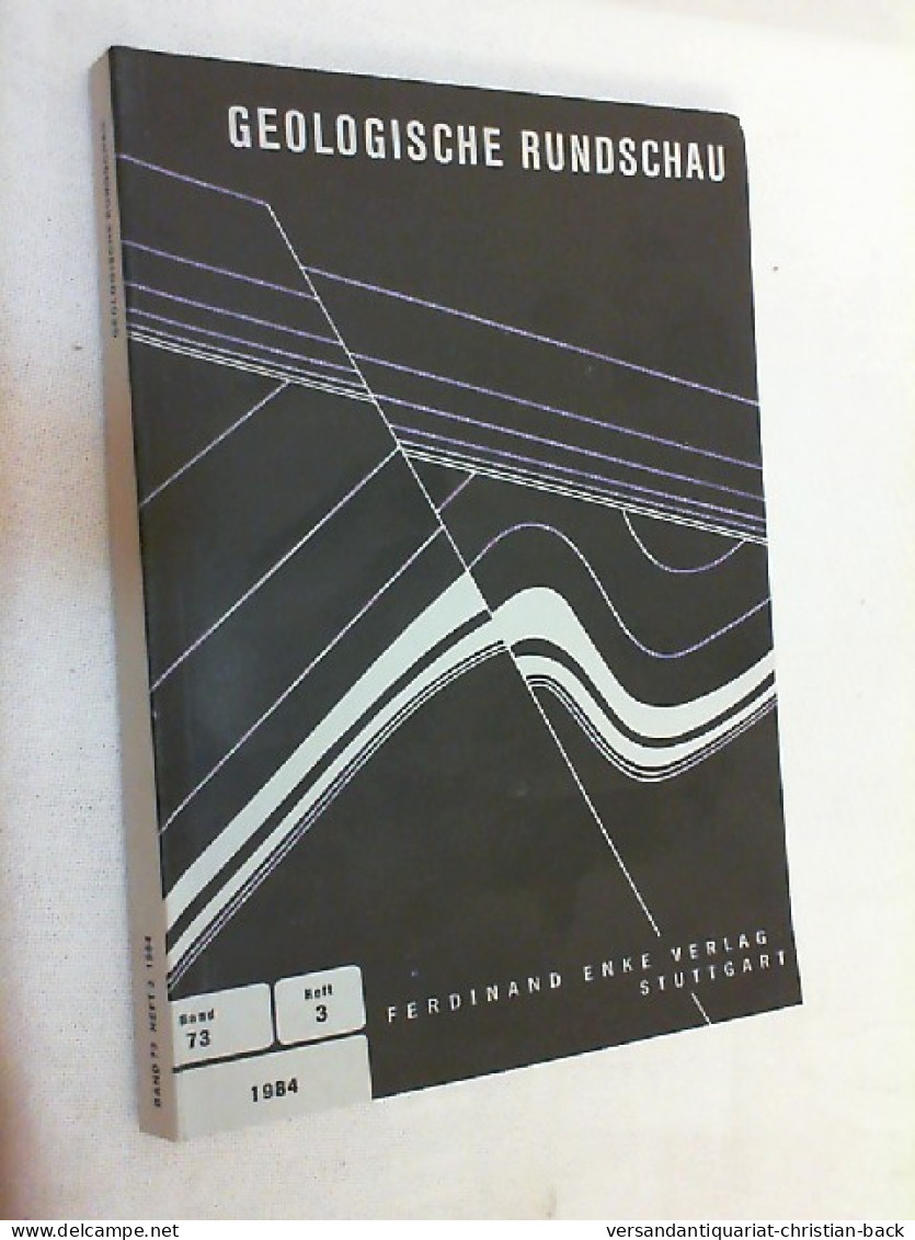 Geologische Rundschau - Band 73 Heft 3 - 1984 - Other & Unclassified