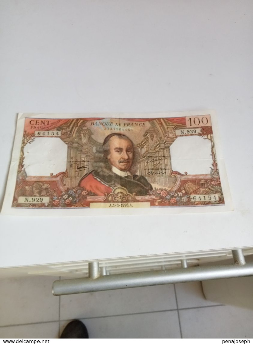 100 Francs 1976 Corneille - 100 F 1964-1979 ''Corneille''