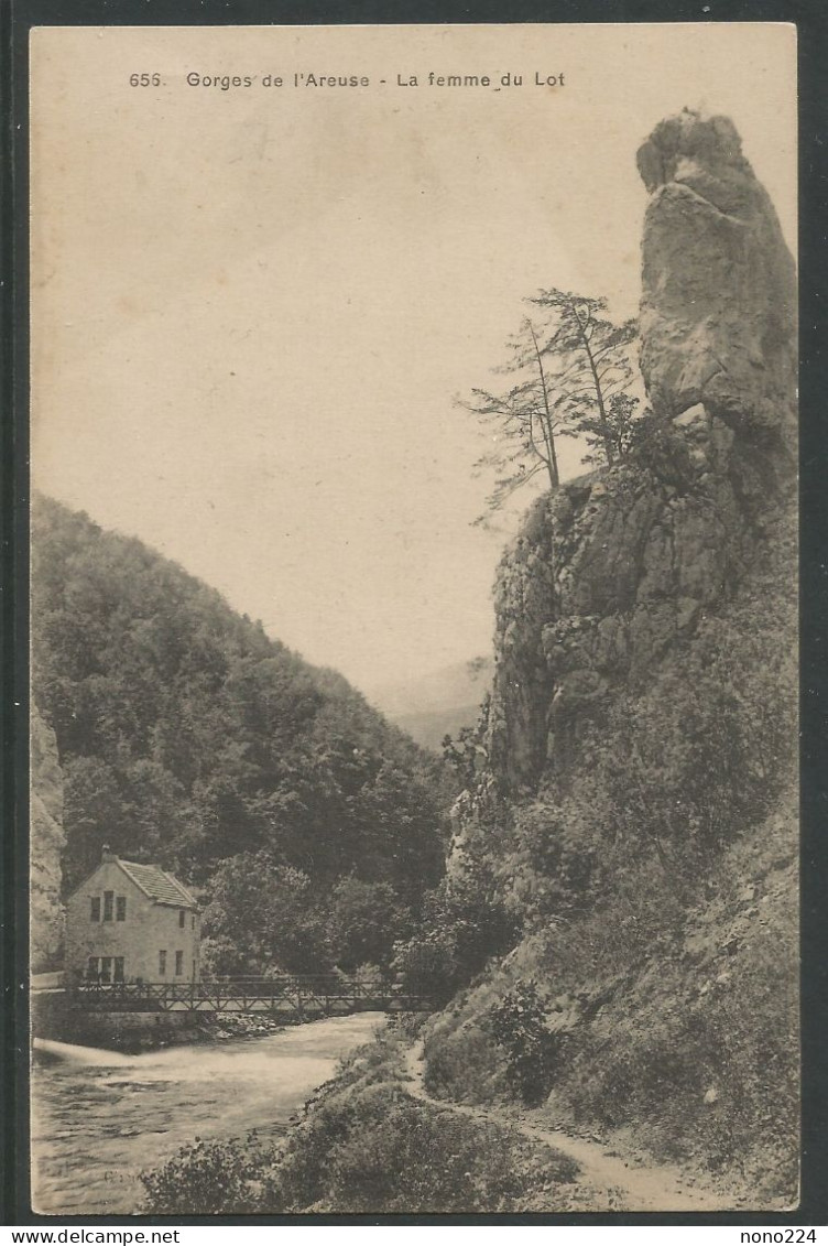 Carte P ( Gorges De L'Areuse / La Femme Du Lot ) - Boudry