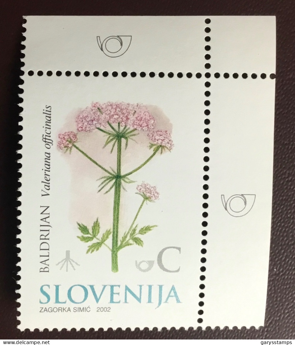 Slovenia 2002 Medicinal Plants C Rate MNH - Plantes Médicinales