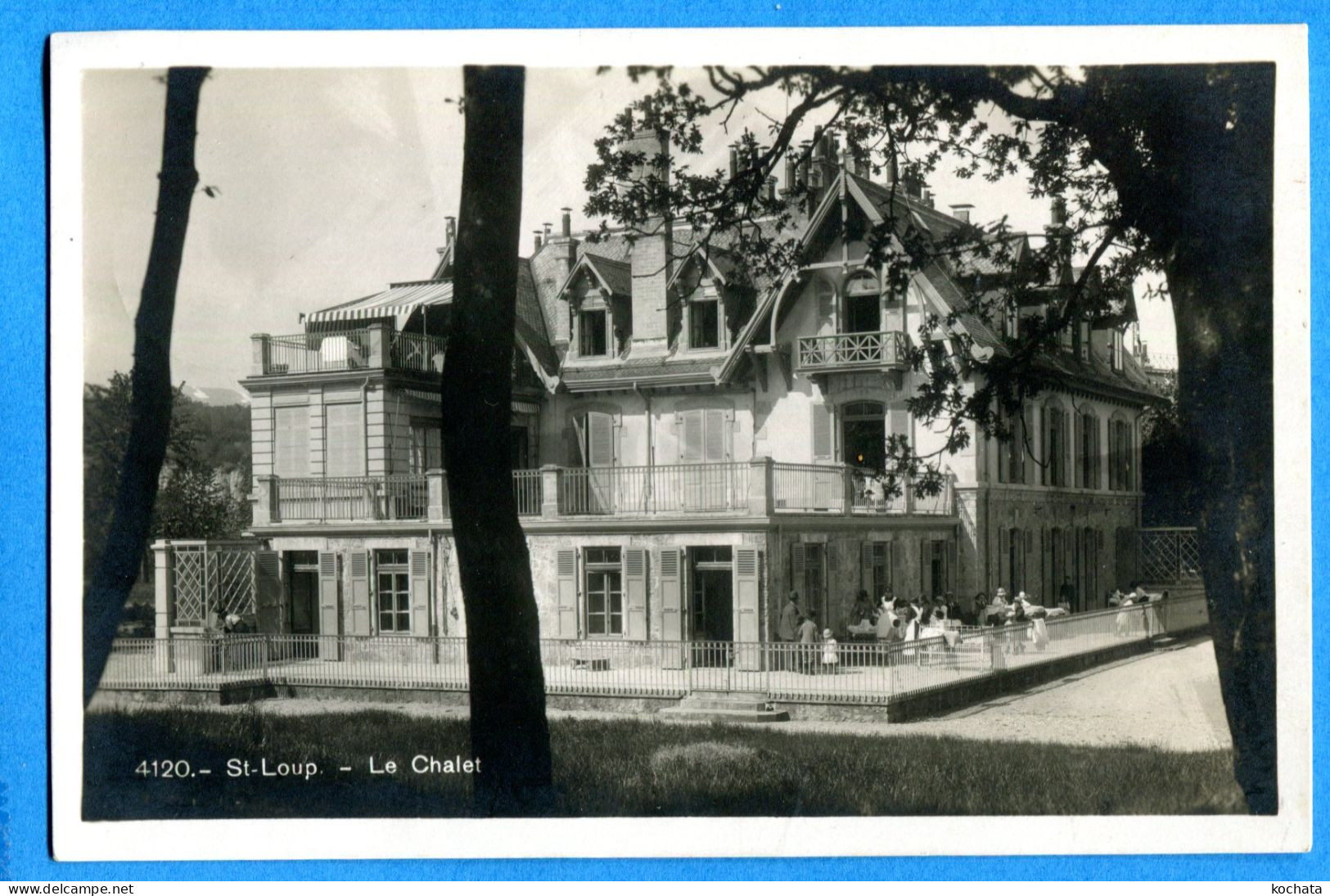 OLI1019, St-Loup, Le Châlet, Animée, Chapallaz, 4120, Circulée 1923 - Pompaples