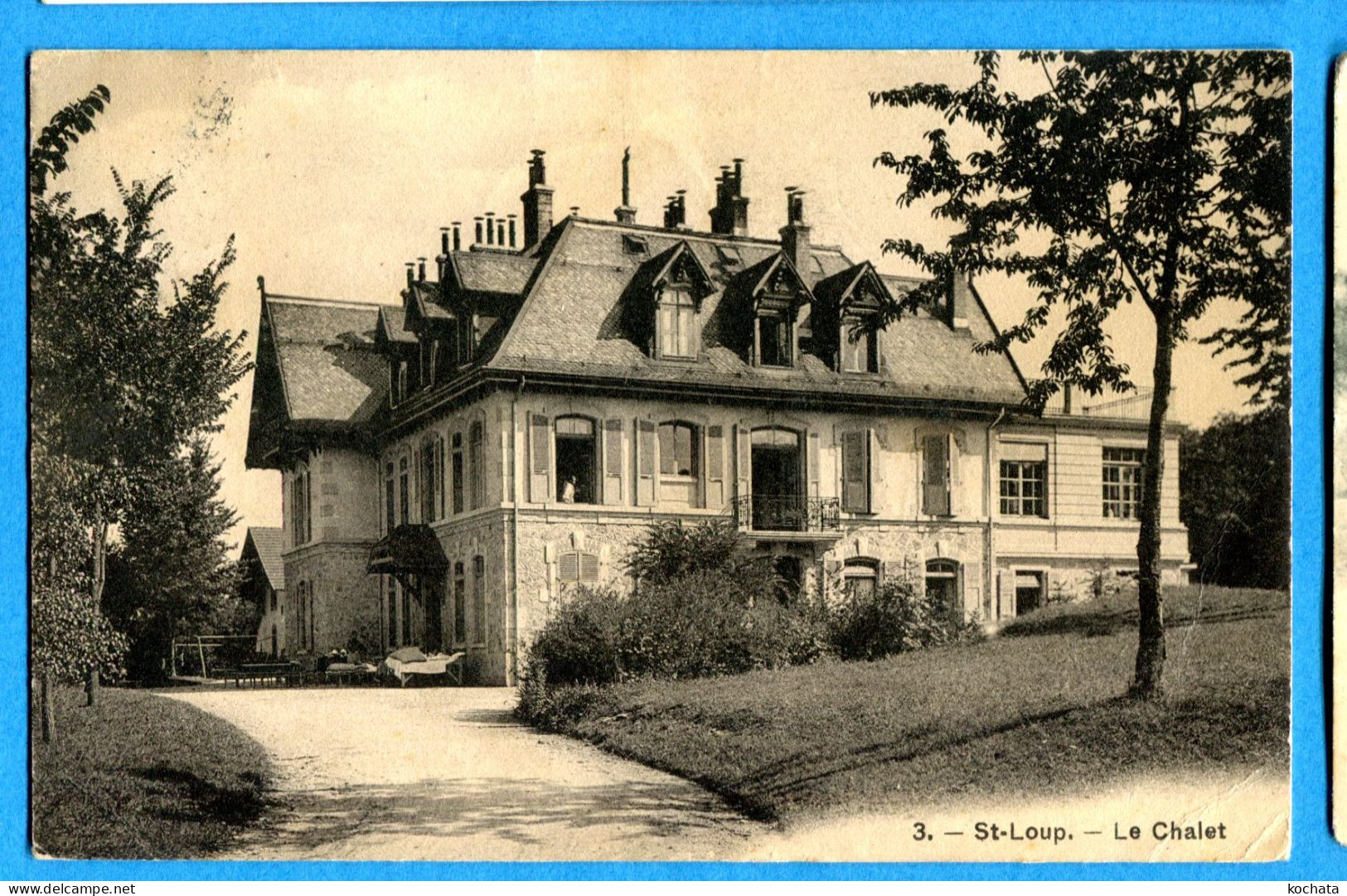 OLI1023, St-Loup, Le Châlet, 3, V. Marchand, Circulée 1910 - Pompaples