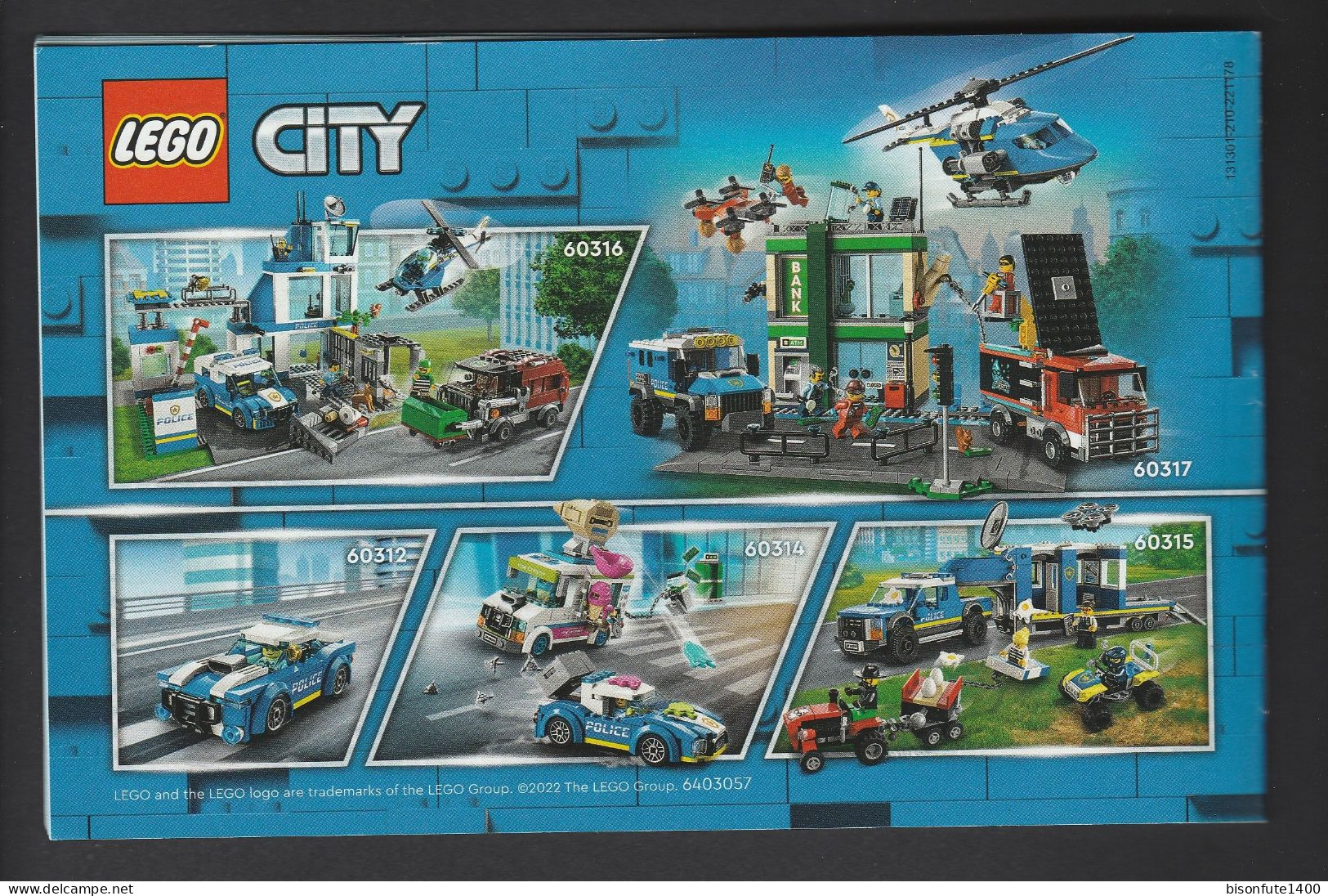 Plan De Montage Lego City 60315 (Voir Photos) - Lego System