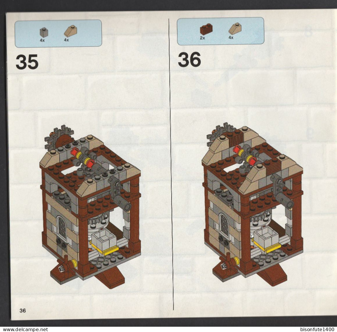 Plan De Montage Lego Kingdoms 7189  (Voir Photos) - Lego System