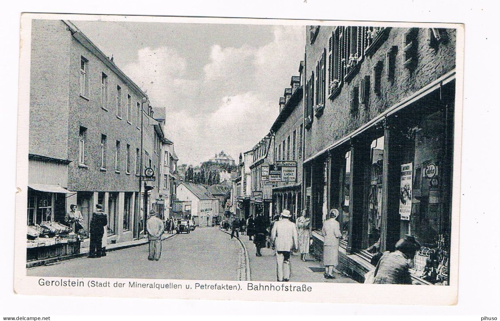 D-16448  GEROLSTEIN : Bahnhofstrasse - Gerolstein