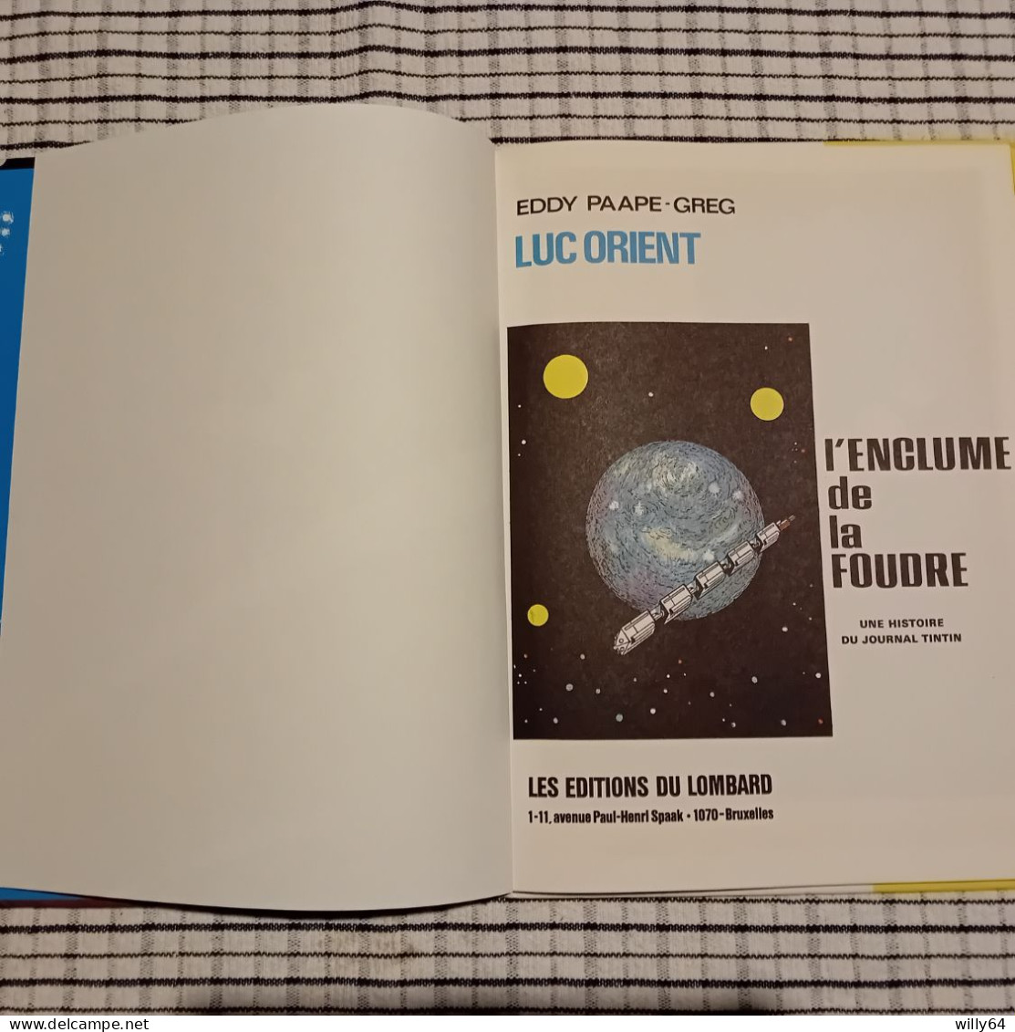 LUC ORIENT   " L'enclume De La Foudre  "       LE LOMBARD   TBE - Luc Orient