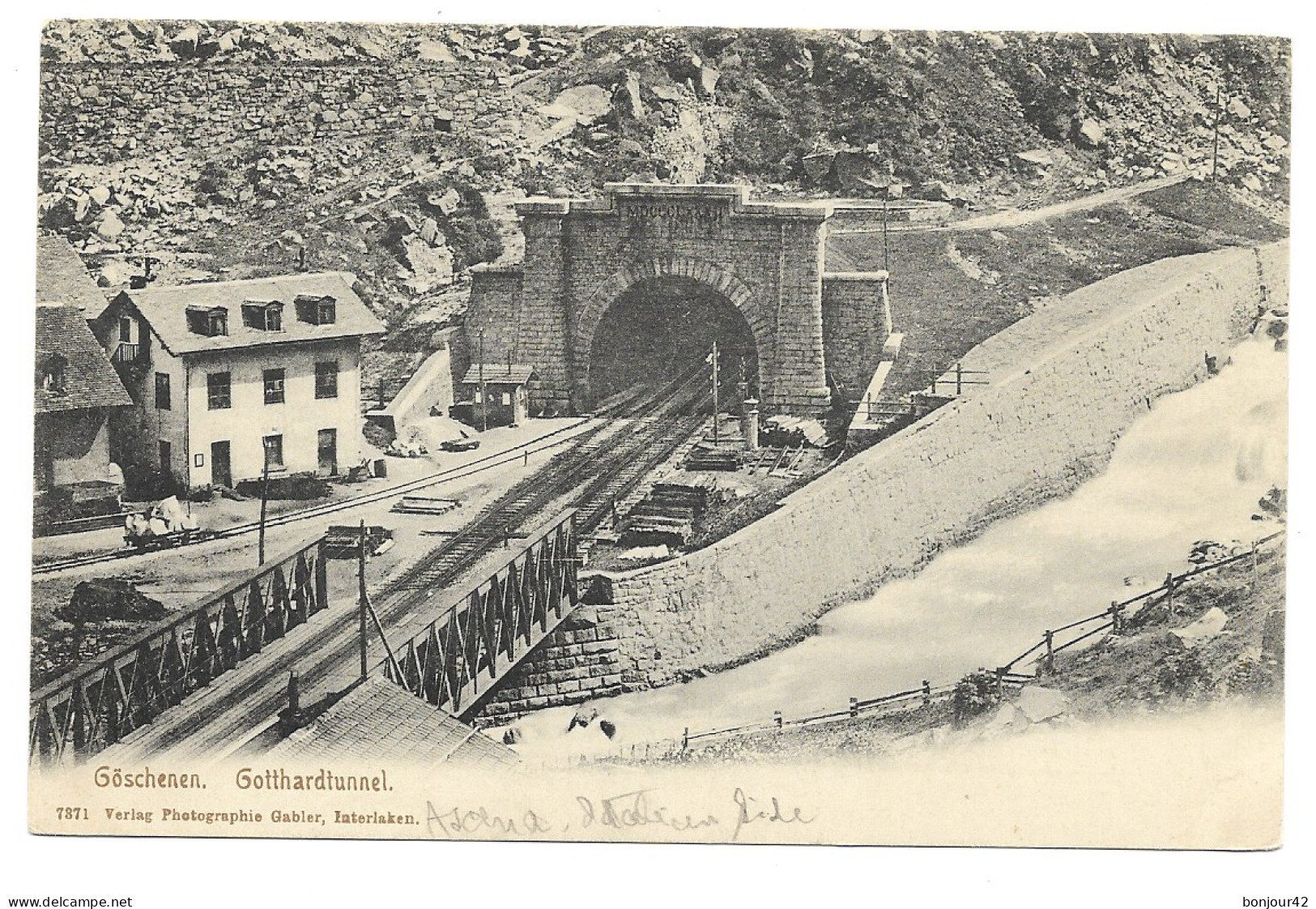 GOSCHENEN - GOTTHARDTUNNEL (SUISSE) - Göschenen