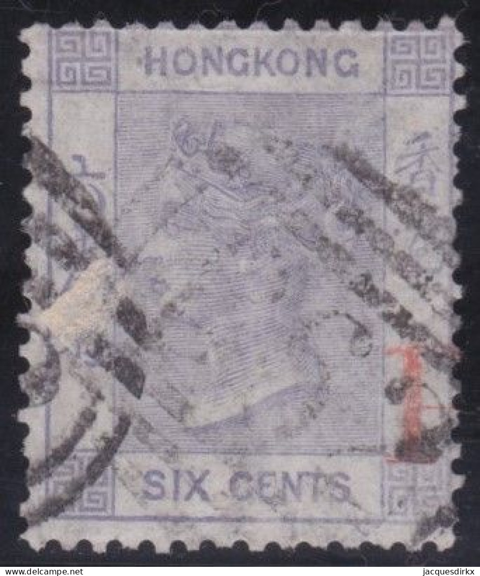 Hong Kong        .   SG    .   10     .   Wmk  Crown  CC    .    O      .   Cancelled - Usados