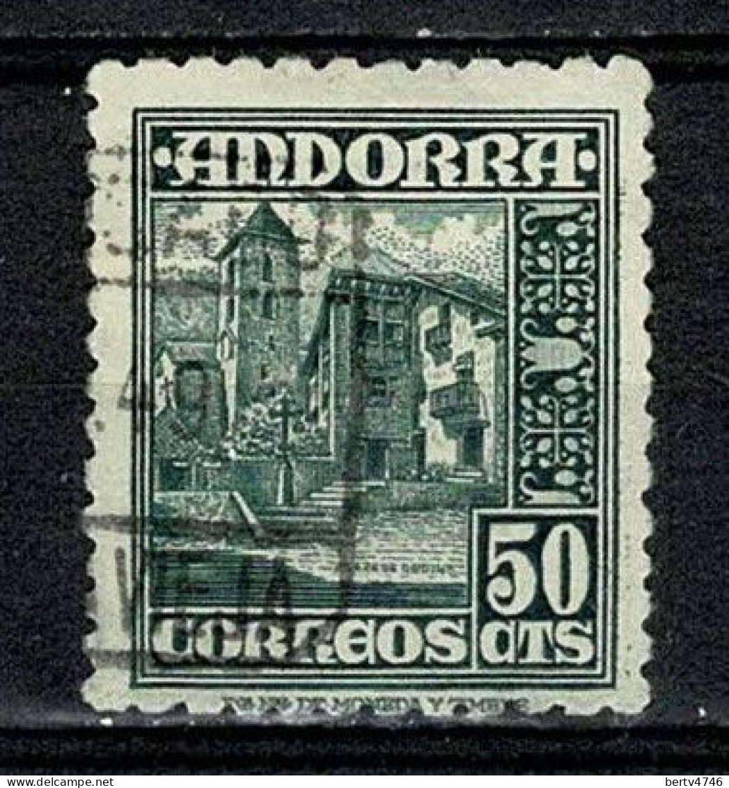 Andorra Esp  1948/53 Yv. 46, Ed. 51 (o) - Gebraucht