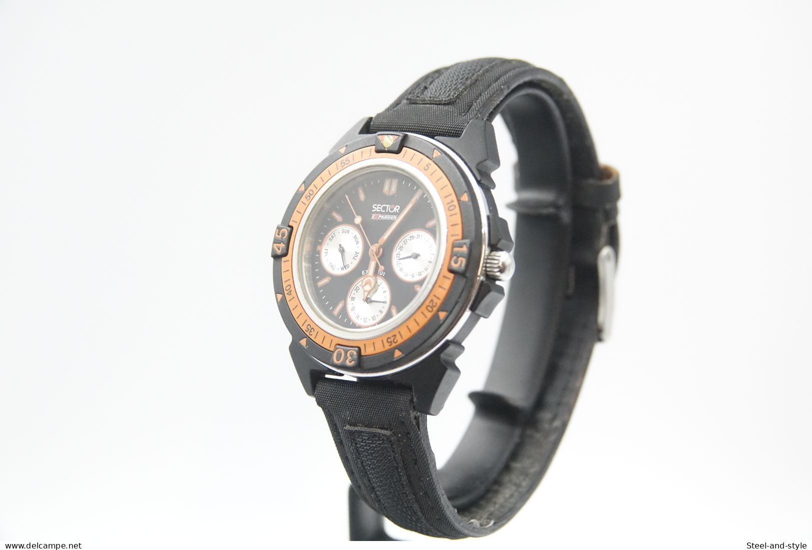 Watches : SECTOR EXPANDER ORIGINAL BAND EXP 101E Ref. 3251110065 - 1990 's  -original - Swiss Made - Running - Excelent - Relojes Modernos