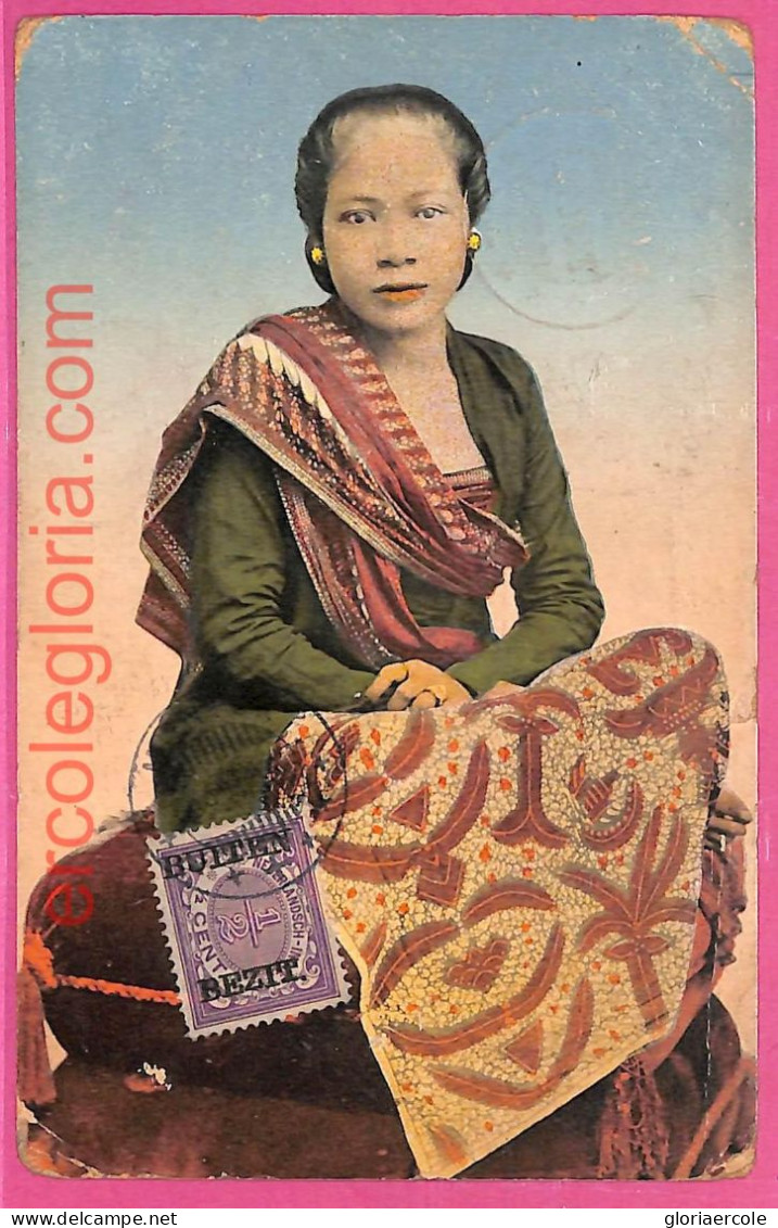 Af8965 - INDONESIA - Vintage POSTCARD - ETHNIC - 1913 - Asia