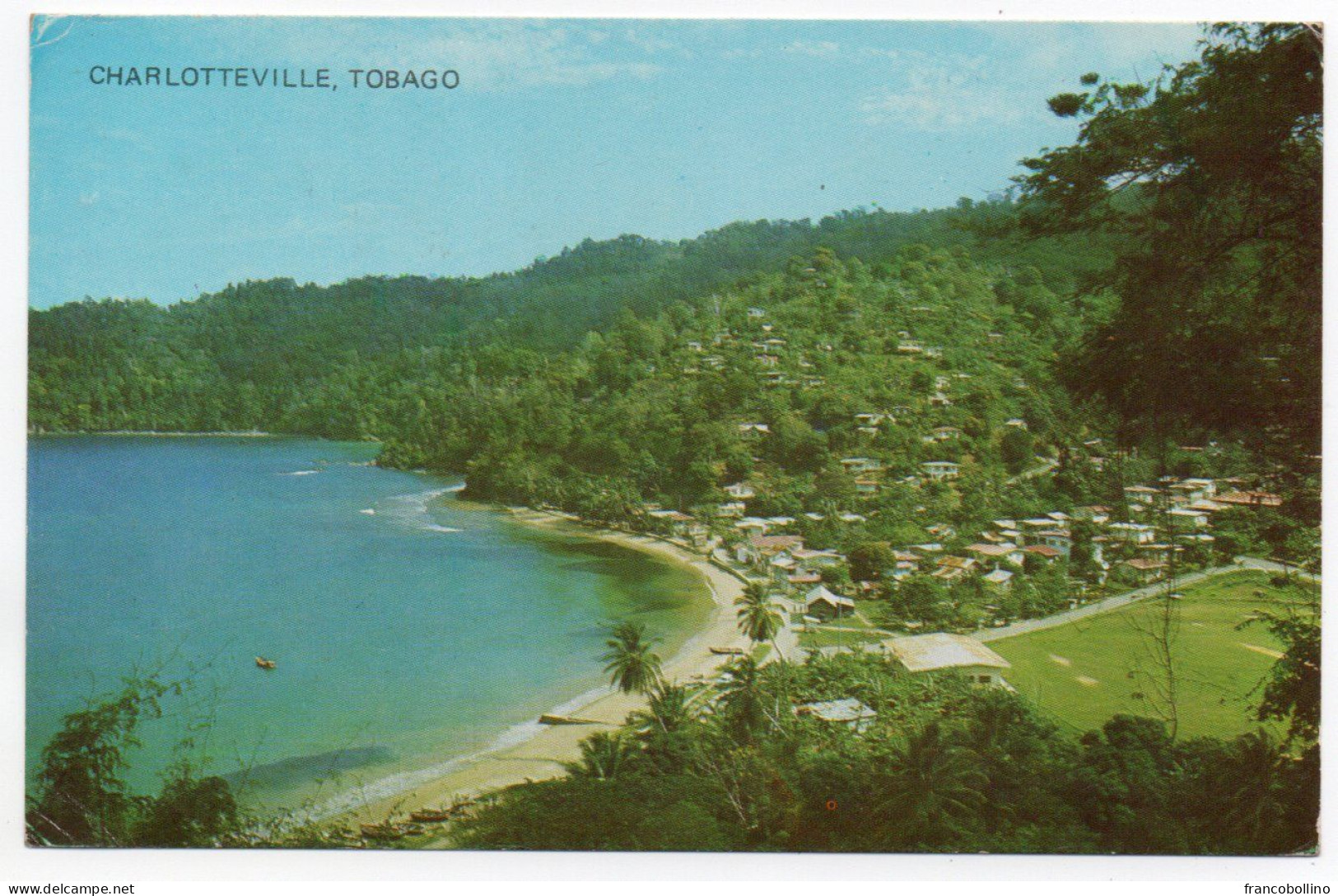 TRINIDAD & TOBAGO - CHARLOTTEVILLE, TOBAGO / THEMATIC STAMPS-SHIP/COLUMBUS-1977 - Trinidad